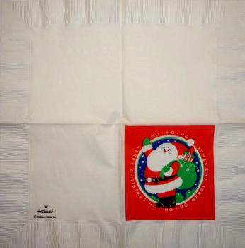 NW-223 Santa - 3-ply - Hallmark - Ho Ho Ho - CS